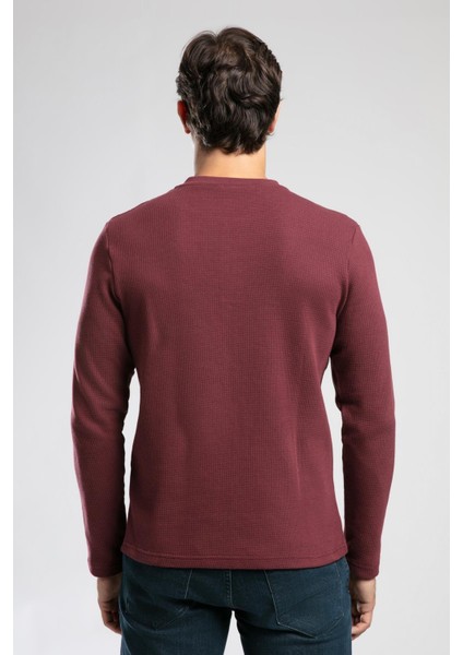 Hevasa Erkek Patlı Sweatshirt Bordo fiyatları