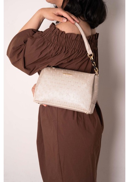 Bej SP910 Kadın Çapraz Çanta