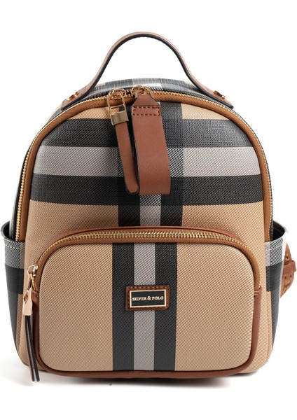 Bej - Taba SP1130 Kadın Sırt Çantası