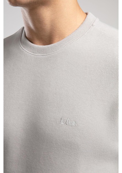 Newdwade Erkek O Yaka Sweatshirt Bej fırsatları