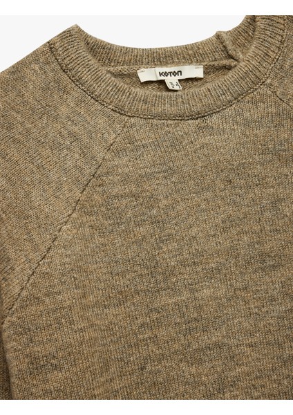 Uzun Kollu Bisiklet Yaka Basic Triko Kazak modelleri