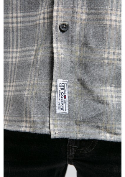 Mexi Erkek Dokuma Gömlek Gri fırsatları