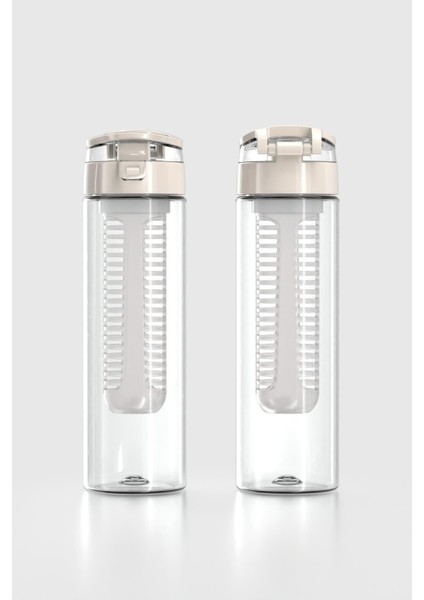 Atlas Süzgeçli 630 ml Tritan Detoks Matara 911056 Bej fiyatları