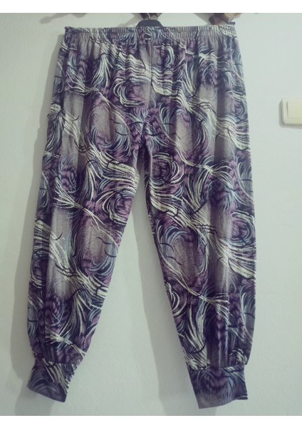 Turlu Viskon Penye Şalvar Pantolon , Paçası Manşetli Sosyete Şalvar %100 Pamuk 36-44 Beden fiyatları