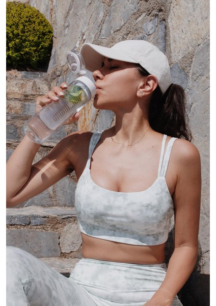 Atlas Süzgeçli 630 ml Tritan Detoks Matara 911056 Bej indirimleri