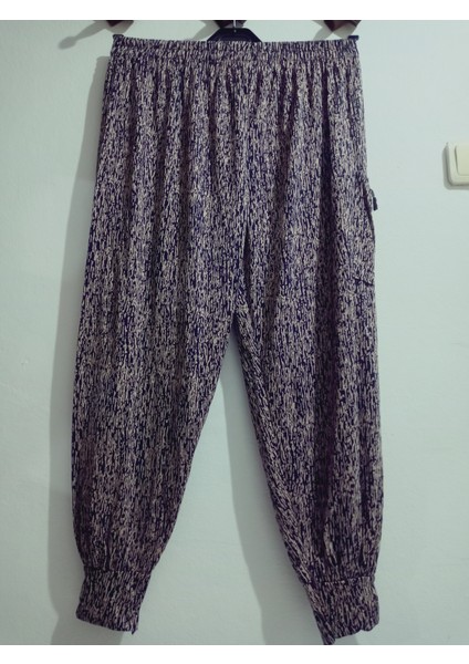 Turlu Viskon Penye Şalvar Pantolon , Paçası Manşetli Sosyete Şalvar %100 Pamuk 36-44 Beden indirimleri