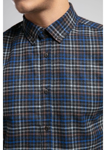 Lorse Erkek Dokuma Gömlek Antrasit modelleri