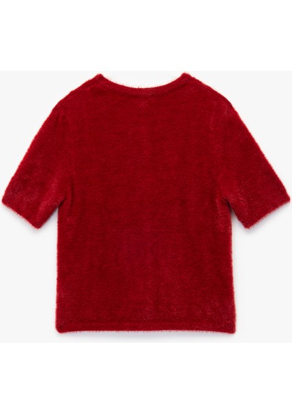 Kısa Kollu Bisiklet Yaka Peluş Hırka fiyatları