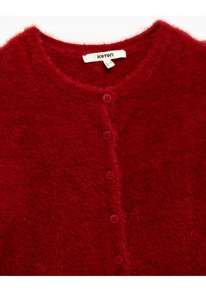 Kısa Kollu Bisiklet Yaka Peluş Hırka modelleri