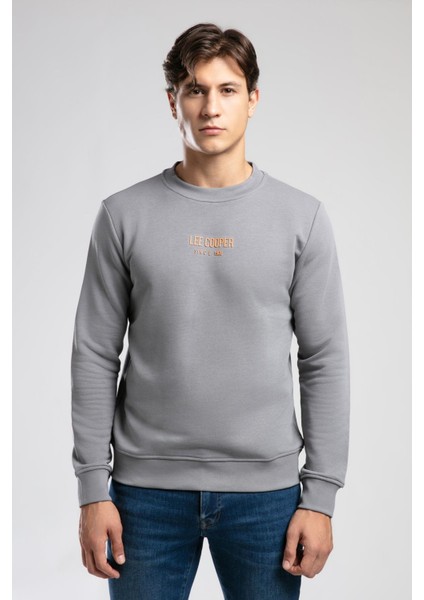 Frose Erkek O Yaka Sweatshirt Gri fiyatları