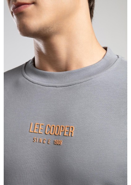 Frose Erkek O Yaka Sweatshirt Gri fırsatları