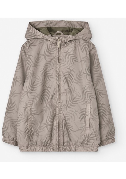 07-12 Yaş Erkek Çocuk Losan Bej Yağmurluk - Bej