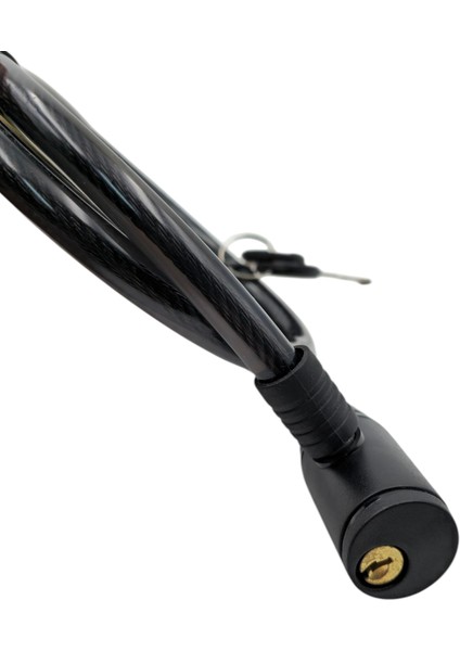 B.h.d BHD00581 80CM 12X3MM Bisiklet Kilidi Pvc Kaplı Çelik Halat Anahtarlı fiyatları