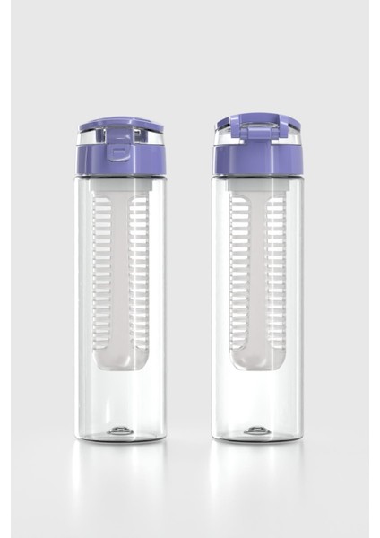 Atlas Süzgeçli 630 ml Tritan Detoks Matara 911056 Mor fiyatları