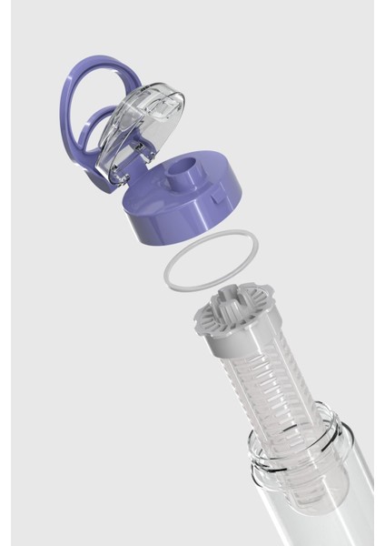 Atlas Süzgeçli 630 ml Tritan Detoks Matara 911056 Mor fırsatları