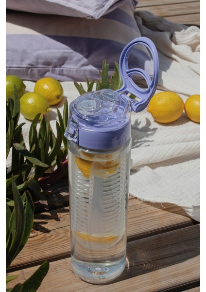 Atlas Süzgeçli 630 ml Tritan Detoks Matara 911056 Mor indirimleri