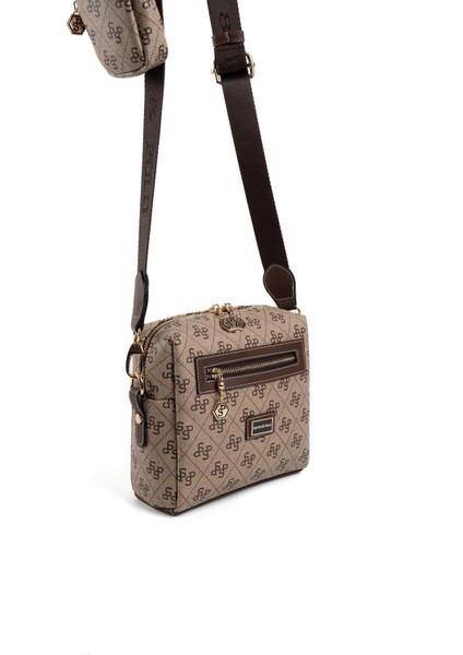 Koyu Bej - Kahve SP1038 Kadın Çapraz Çanta fiyatları