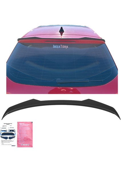 Seat Ibiza Fr / Mk5 2017-2024 Uyumlu Tavan Üstü Spoiler – Sportif Tasarım Eklentisi fırsatları