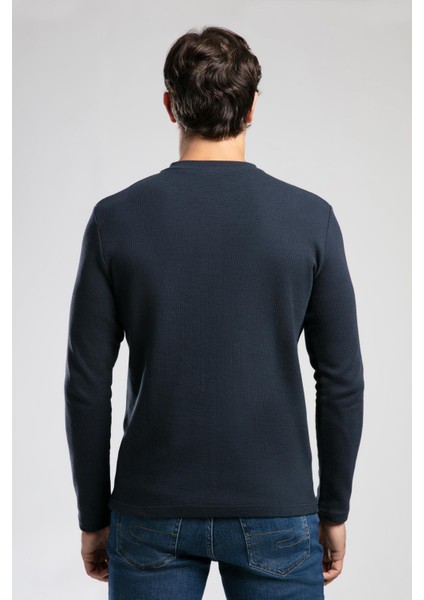 Hevasa Erkek Patlı Sweatshirt Lacivert modelleri