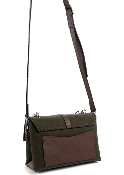 Haki - Kahve SP1148 Kadın Çapraz Çanta fırsatları