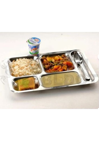 Tabldot Paslanmaz Çelik Self Servis 5 Bölmeli