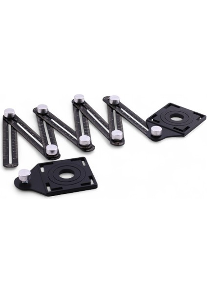 Akıllı Katlanır Gönye 8 Kat Çok Açılı Ölçüm Cetveli Fayans Ahşap Tuğla Cam Taş Kesim Işaretleme Arac modelleri