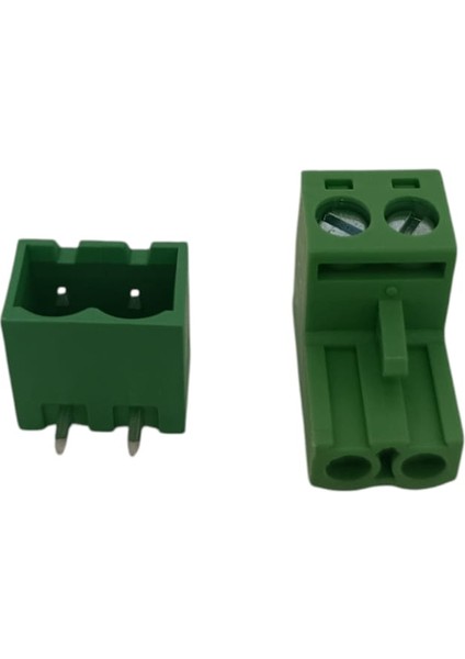 2 Kutuplu 90 Derece 5.08mm Baskılı Devre (Pcb) Klemens Seti (Dişi + Erkek) fiyatları