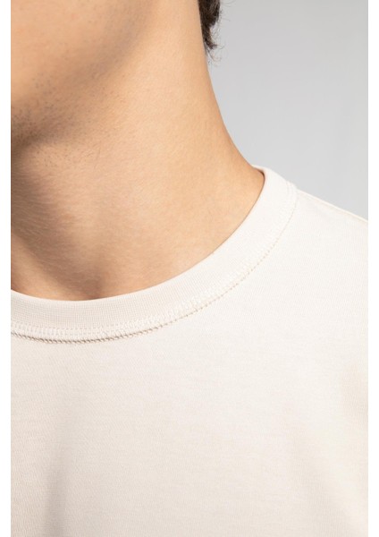 Jordy Erkek O Yaka Sweatshirt Bej fırsatları