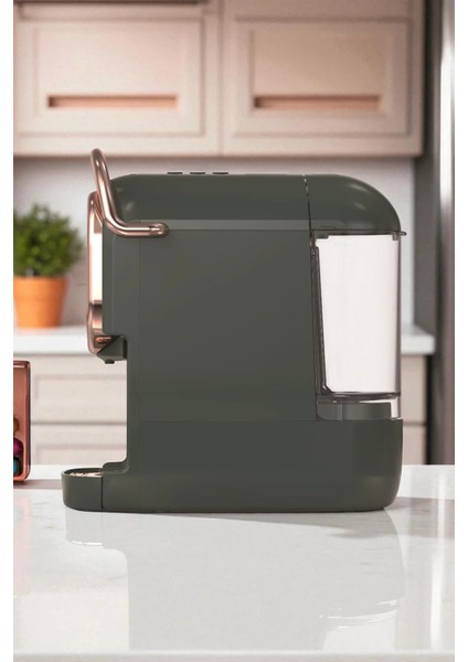 Espresso & Cappuccino Makinesi Kapsül Kahve Makinesi Yeşil EM-542 Belezza modelleri