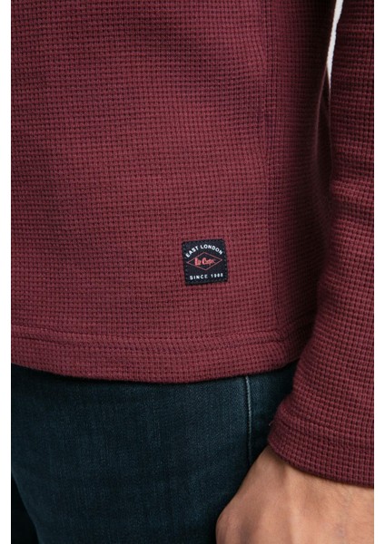Hevasa Erkek Patlı Sweatshirt Bordo fırsatları
