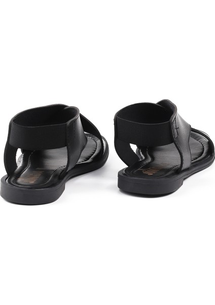 Kadın Siyah Şık Rahat Sandalet - Günlük, Kaymaz Taban, Yazlık Konforlu fiyatları