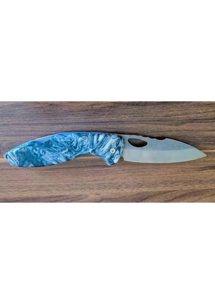D2 Çelik Çakı – Epoksi Kabzeli, Özel Tasarım, Kamp ve Outdoor Bıçak (22 Cm) fiyatları
