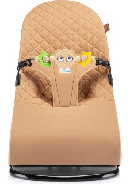 Softino Ahşap Oyuncaklı Ana Kucağı | Katlanabilir, 3 Pozisyonlu, Sallanabilir, Çantalı fırsatları