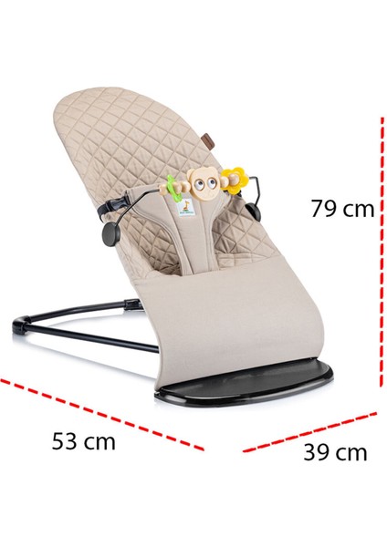 Softino Ahşap Oyuncaklı Ana Kucağı | Katlanabilir, 3 Pozisyonlu, Sallanabilir, Çantalı indirimleri