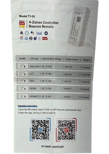 Tuya Destekli Wifi Kontrollü Rgb Şerit LED Kontrol Devresi 5-24V fırsatları