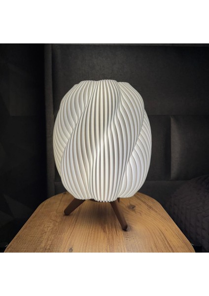 Charis Lightning Spiral Şık Dekoratif Masa Lambası - LED Gece Lambası fırsatları