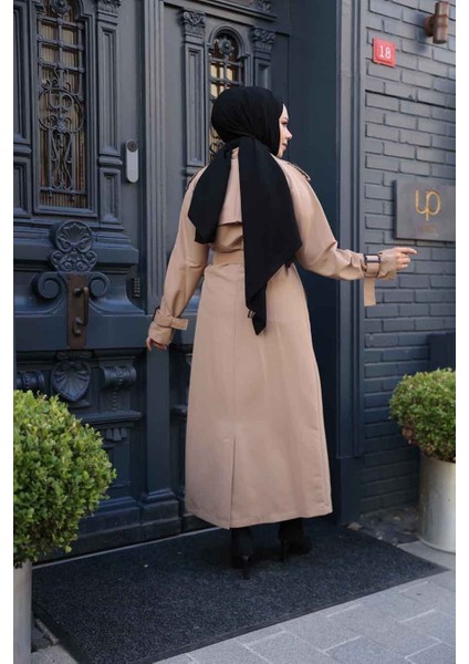 Bisküvi Tesettür Trençkot 26413BS modelleri