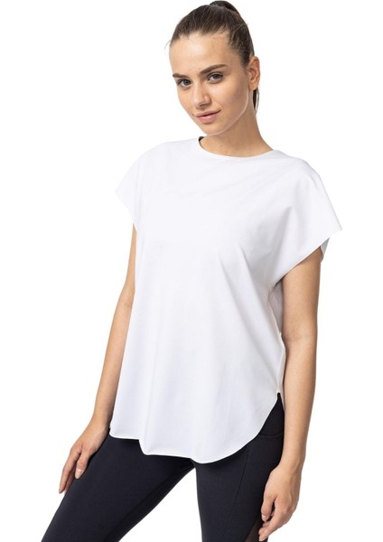 Tulip Kadın Beyaz Koşu Tişört