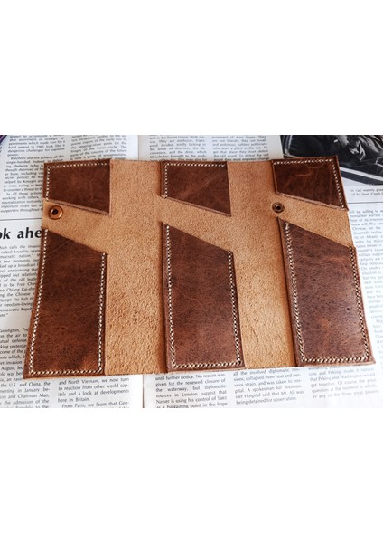 Crazy Gerçek Deri Tamamen El Emeği Özel Kalemleriniz Için Kalemlik Kalemkutu (8*18CM ) 771A modelleri