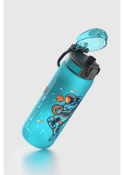 Rybo-X Soft Touch Desenli 630 ml Tritan Çocuk Matara 912162 Mavi modelleri