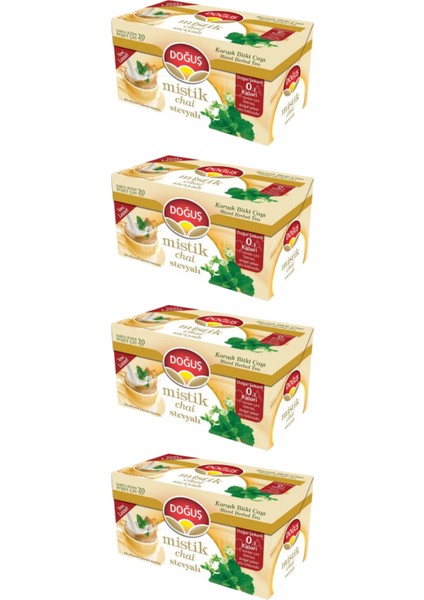 Mistik Chai Karışık Bitki Çayı 20'li x 4 Paket – Sade Aromalı Poşet Çay, Sıcak ve Soğuk İçime Uygun fiyatları