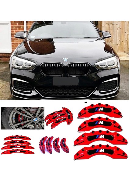 Bmw F20///M Kırmızı 17-18-19-20 Janta Uyumlu 4.lü Kaliper Kapagı