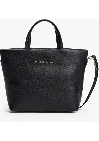 Th Logo Şeritli Mini Kadın Çanta AW0AW17694BDS