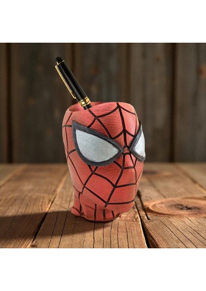 Polyester Örümcek Adam Kalemlik Şık Tasarım Süper Kahraman Figür