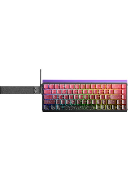 HERO 68 He Manyetik Klavye Rapid Trigger Dragon King Switch 8000Hz Rgb Neon Tkl Hot Swap Oyuncu Klavyesi Kırmızı modelleri
