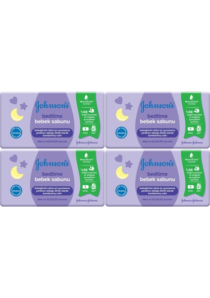 Baby Bedtime Natural Bebek Sabunu 90GR (4 Lü Set)