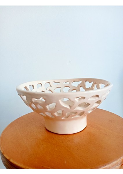 El Yapımı Dekoratif Seramik Kase