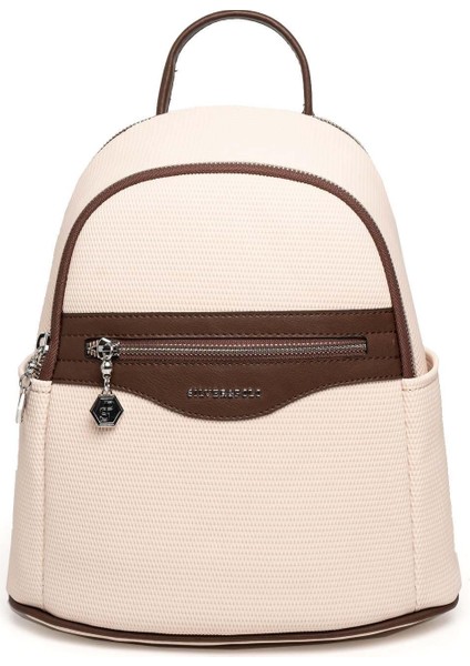 Bej - Kahve SP1161 Kadın Sırt Çantası