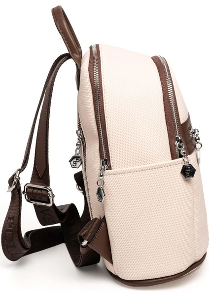 Bej - Kahve SP1161 Kadın Sırt Çantası modelleri