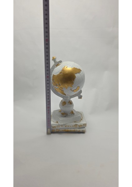 Frefly Store Kitaplı Dünya Dekoratif Küre Atlas Heykeli Beyaz Biblo modelleri